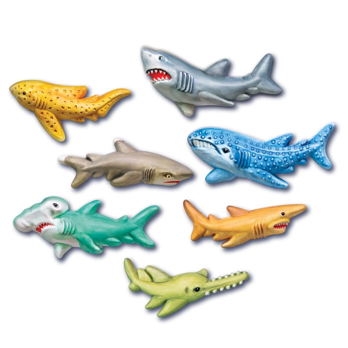 4M Arte / Manualidades Kit de manualidades Moldea Pinta Tiburones - 4M 00-04785