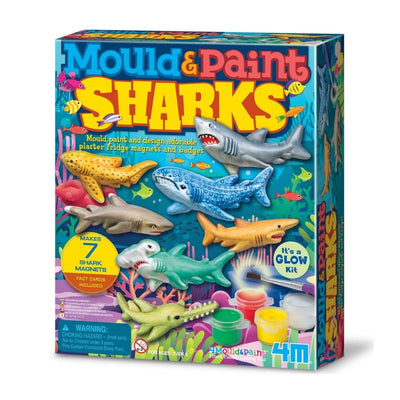 Kit de manualidades Moldea Pinta Tiburones - 4M