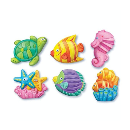 4M Arte / Manualidades Kit de manualidades Moldea Pinta Vida Marina  - 4M 00-03511
