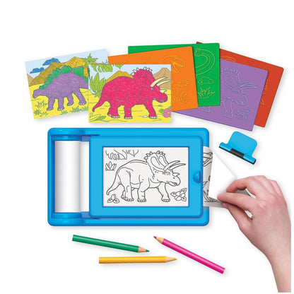 4M Arte y manualidades Estudio de arte dinosaurio rub