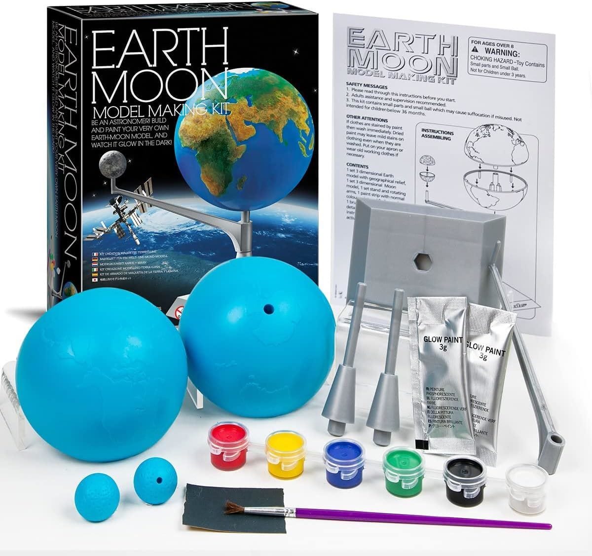 4M Juegos de Ciencia Kit modelo para construir Globo terráqueo Earth & Moon - 4M 00-03241