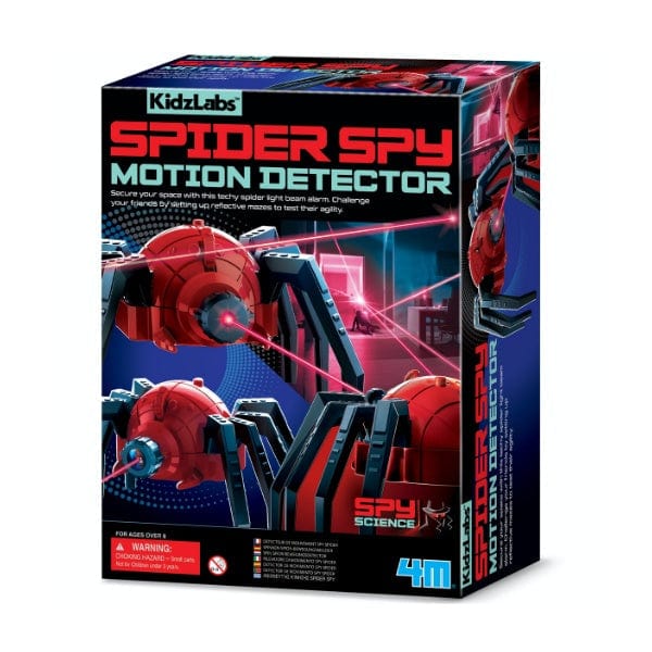 4M Juegos de Ciencia Robot Araña detector de movimiento - 4M 00-03473