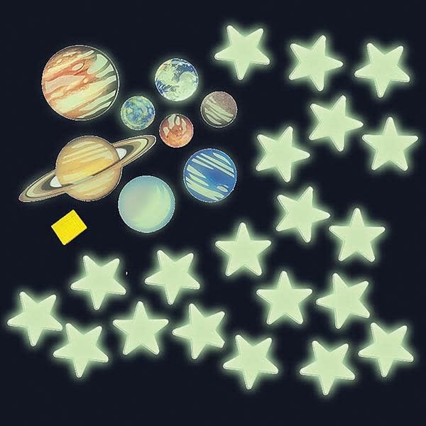 4M Otros Decoración Planetas y Estrellas fosforescentes - 4M 00-05635