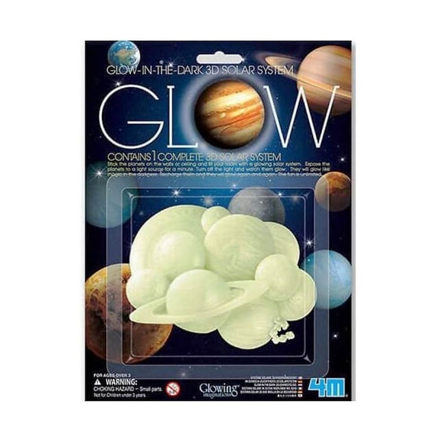 4M Otros Decoración Sistema Solar 3D Glow In the dark – 4M 00-05423