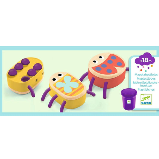Design By Djeco Arte y Manualidades Moldes para Plasticina - Insectos DJ09033