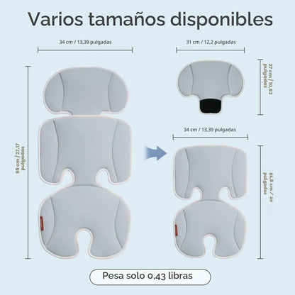 Pad Respirable para coches y silla de comer Gris - Momcozy