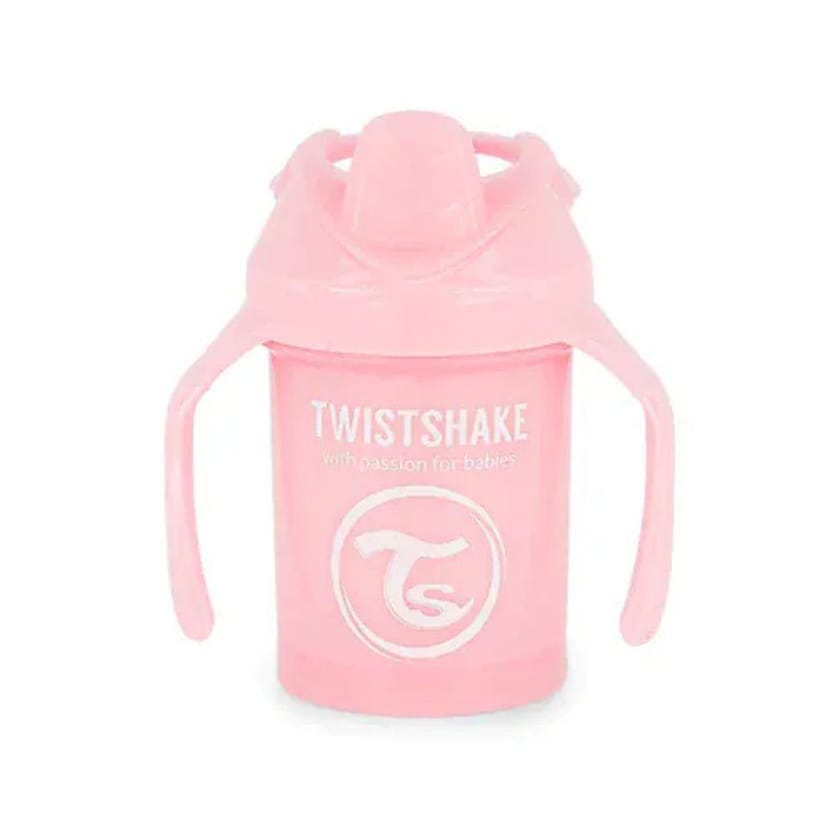 Vaso Mini Cup Antiderrame 230 ml 4M+ rosado Pastel- Twistshake