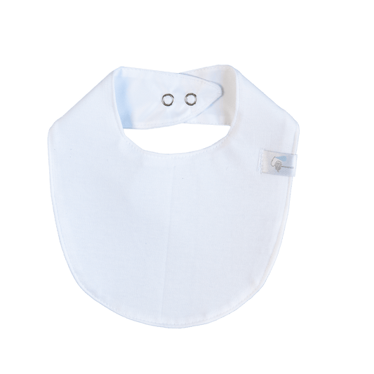 Algodones Baberos Babero redondo blanco - Algodones 100101005