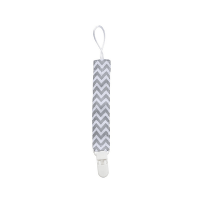 Portachupete Chevron gris - Algodones