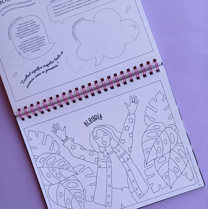 Almacolor Libros para pintar Libro de virtudes para pintar Algo grande hay en ti ¡descúbrelo! - Almacolor 978-956-420-886-2