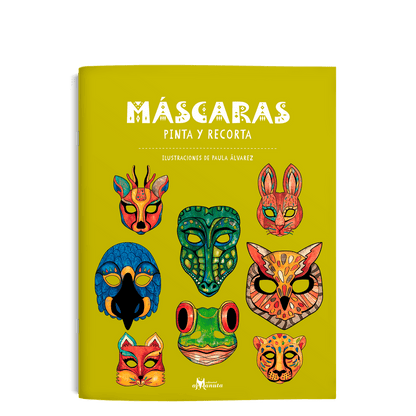 Amanuta Libro Actividades Libro Máscaras Pinta y Recorta - Amanuta 978-956-364-134-9