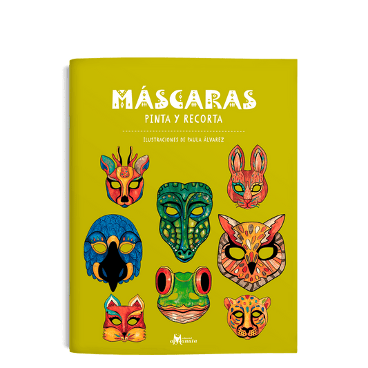 Amanuta Libro Actividades Libro Máscaras Pinta y Recorta - Amanuta 978-956-364-134-9