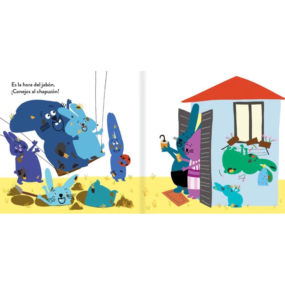 Amanuta Libro Libro A bañarse conejito - Amanuta 9789563644296