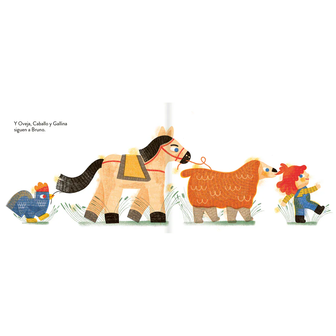 Amanuta Libros Bruno habla con los animales- Amanuta 978-956-364-432-6