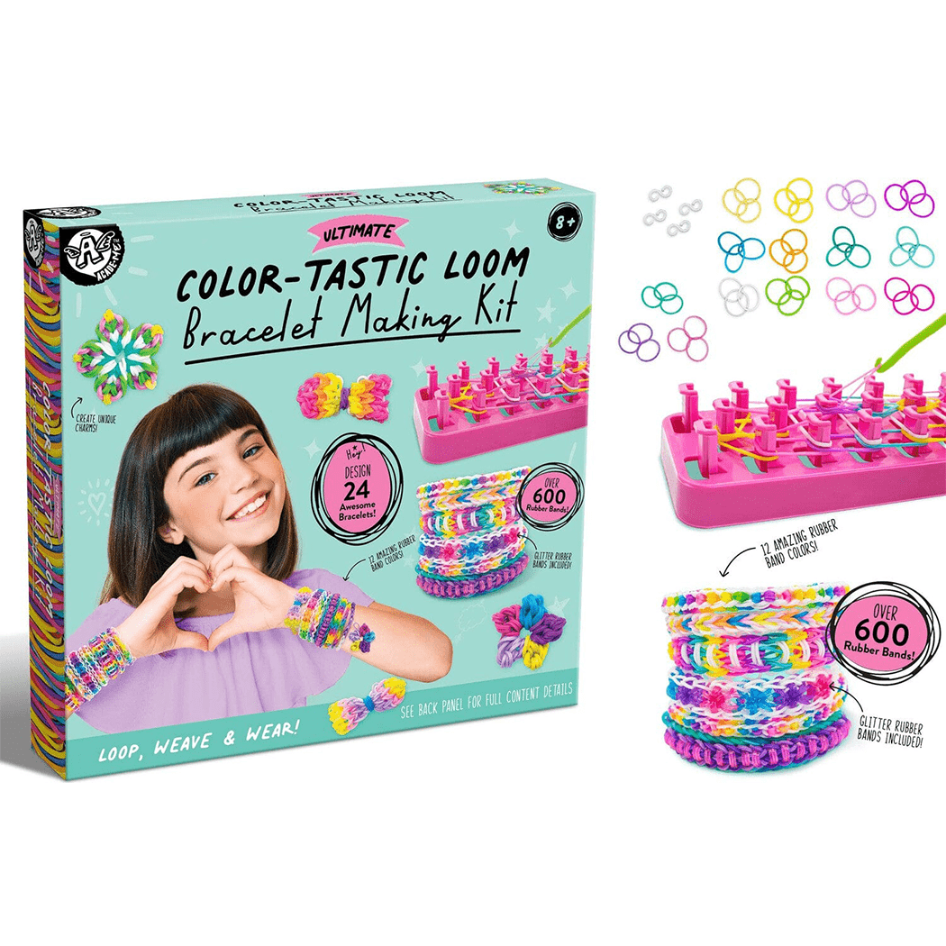 ANKER PLAY Arte / Manualidades Kit para hacer brazaletes Color-Tastic Loom - Anker Play 500613