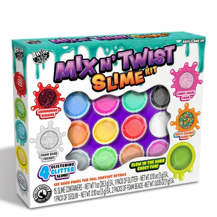 ANKER PLAY Arte y Manualidades Kit para Mezclar Slime Anker 20 Colores