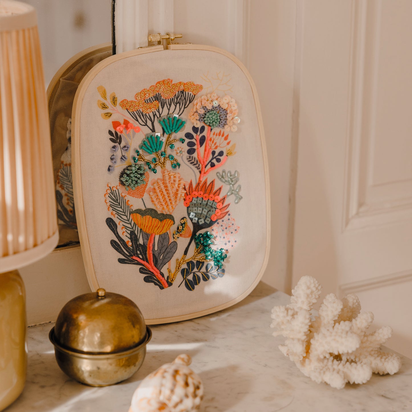 Atelier Grands Augustins Arte / Manualidades Set de Bordado con Mostacillas Atelier 58 -Atelier Grands Augustins GA10058
