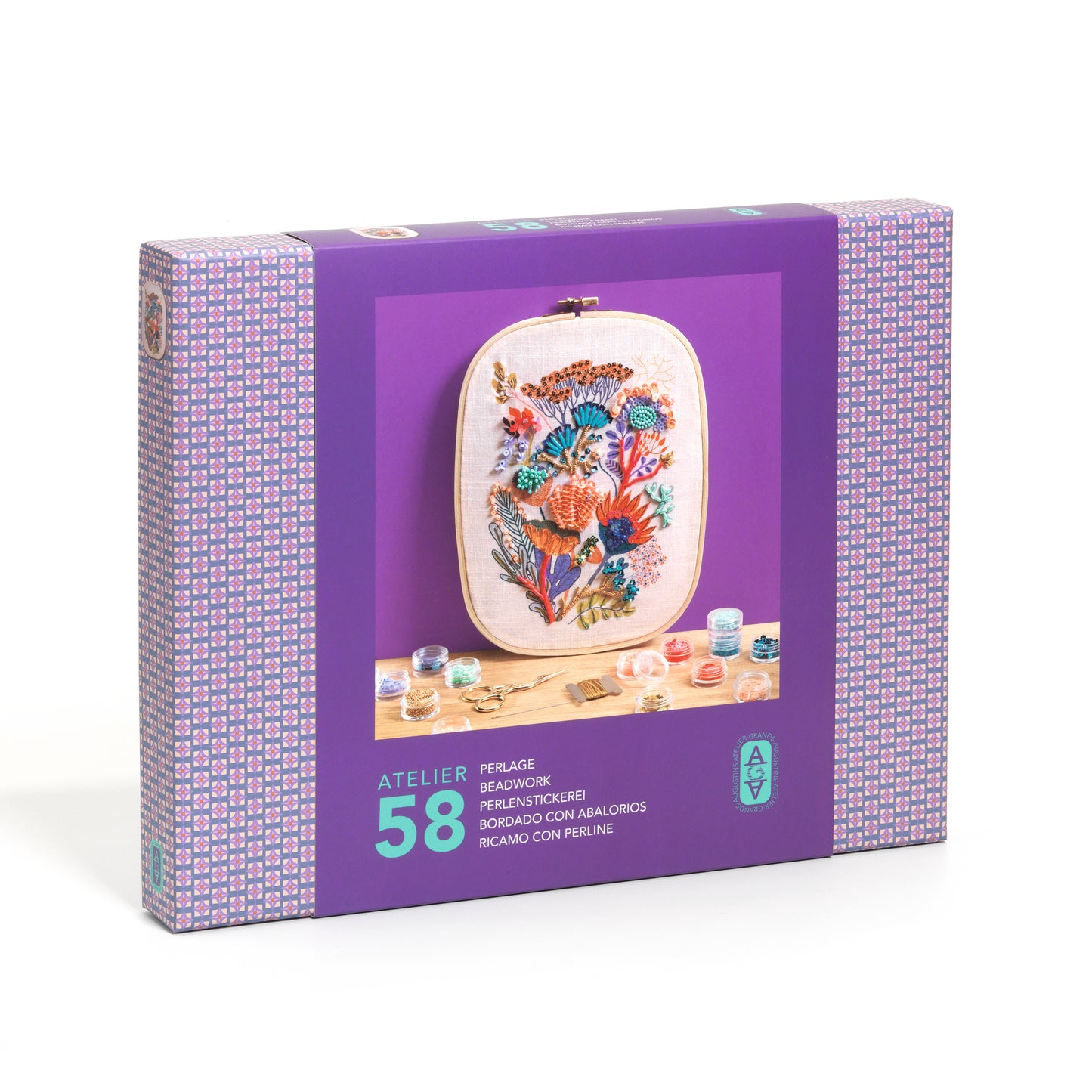 Atelier Grands Augustins Arte / Manualidades Set de Bordado con Mostacillas Atelier 58 -Atelier Grands Augustins GA10058