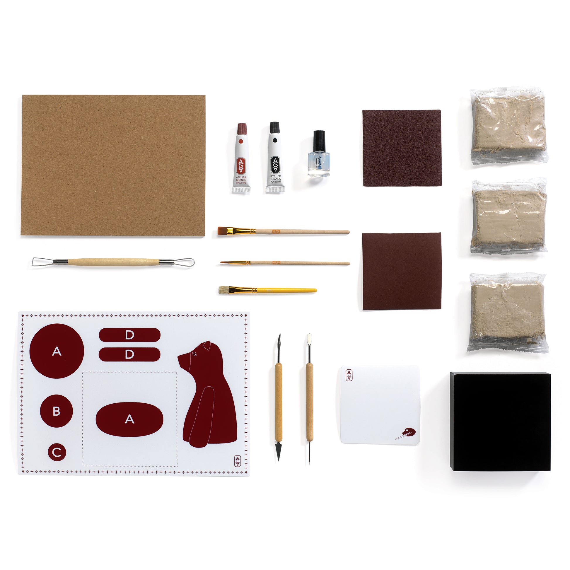 Atelier Grands Augustins Arte / Manualidades Set de Modelado en Arcilla Atelier 84 – Escultura Creativa -Atelier Grands Augustins GA10084