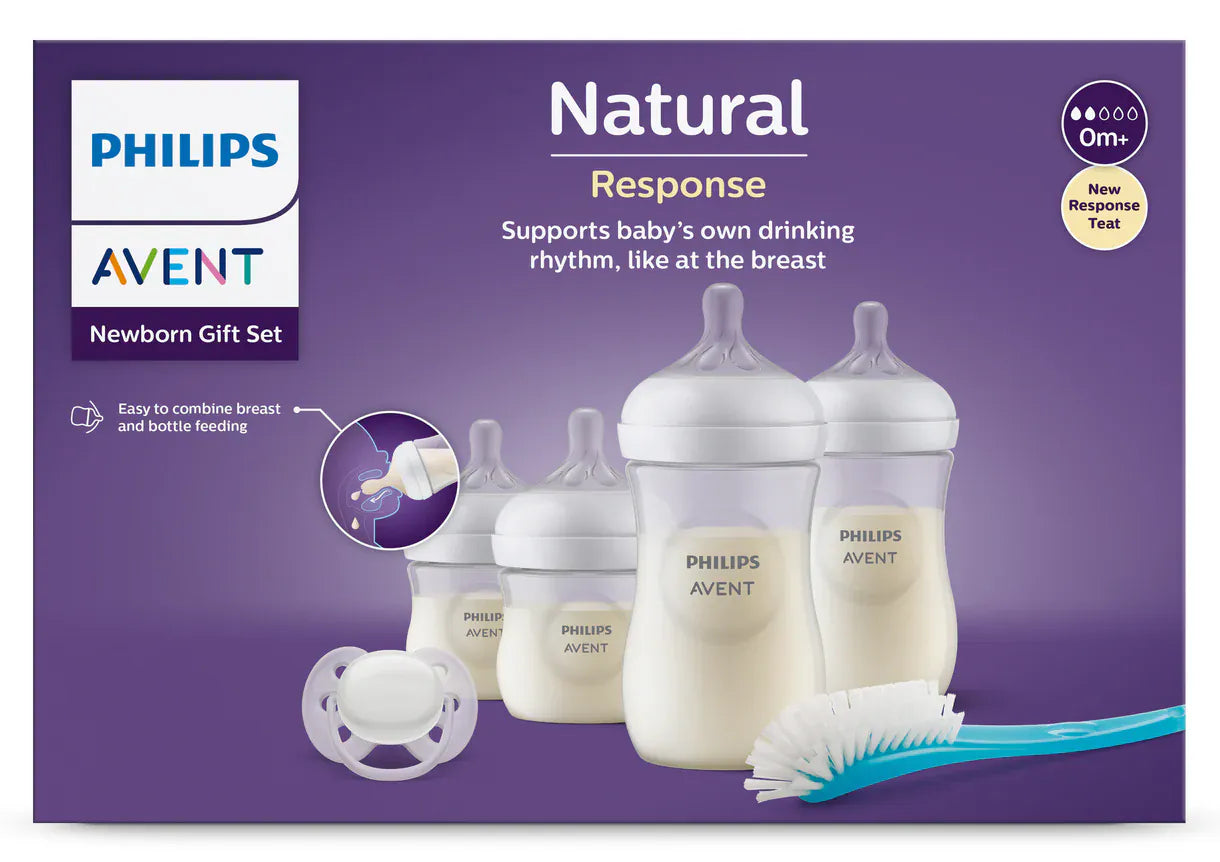 Avent Alimentación Set de Regalo para Recién Nacidos Natural Response  - Philips Avent SCD838/11