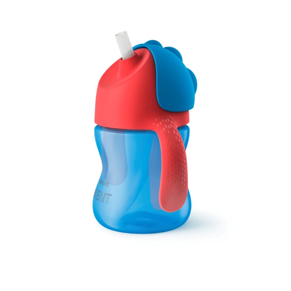 Avent Alimentación Vaso con bombilla y asas azul 200ml - Avent SCF796/01