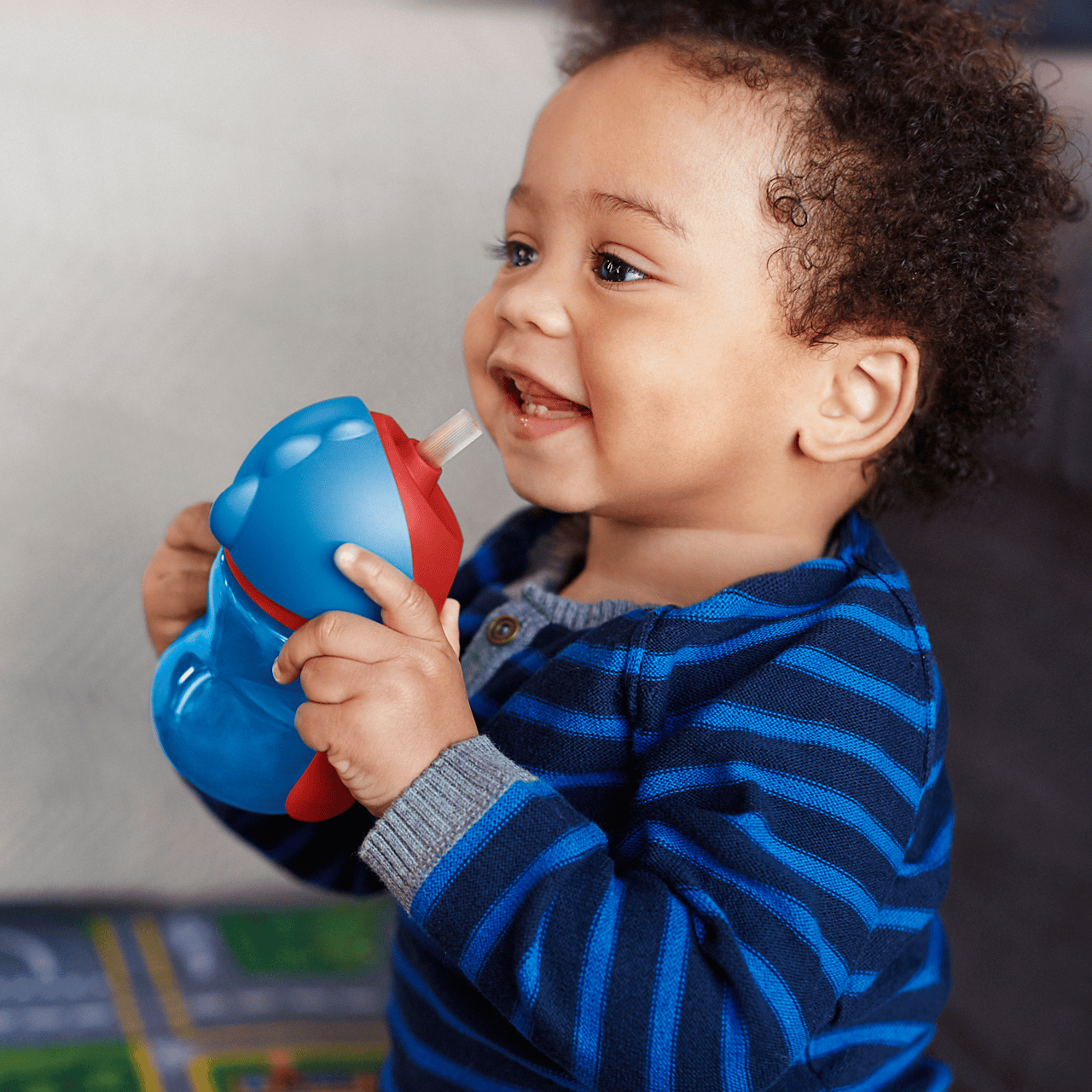 Avent Alimentación Vaso con bombilla y asas azul 200ml - Avent SCF796/01