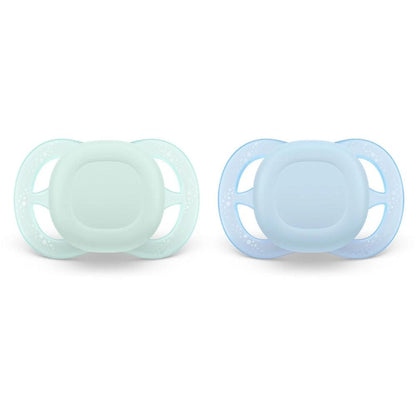 Avent Chupete Chupete X2 Anatómico 0 a 2 meses Ultra start Verde / Azul - Avent SCF075/02