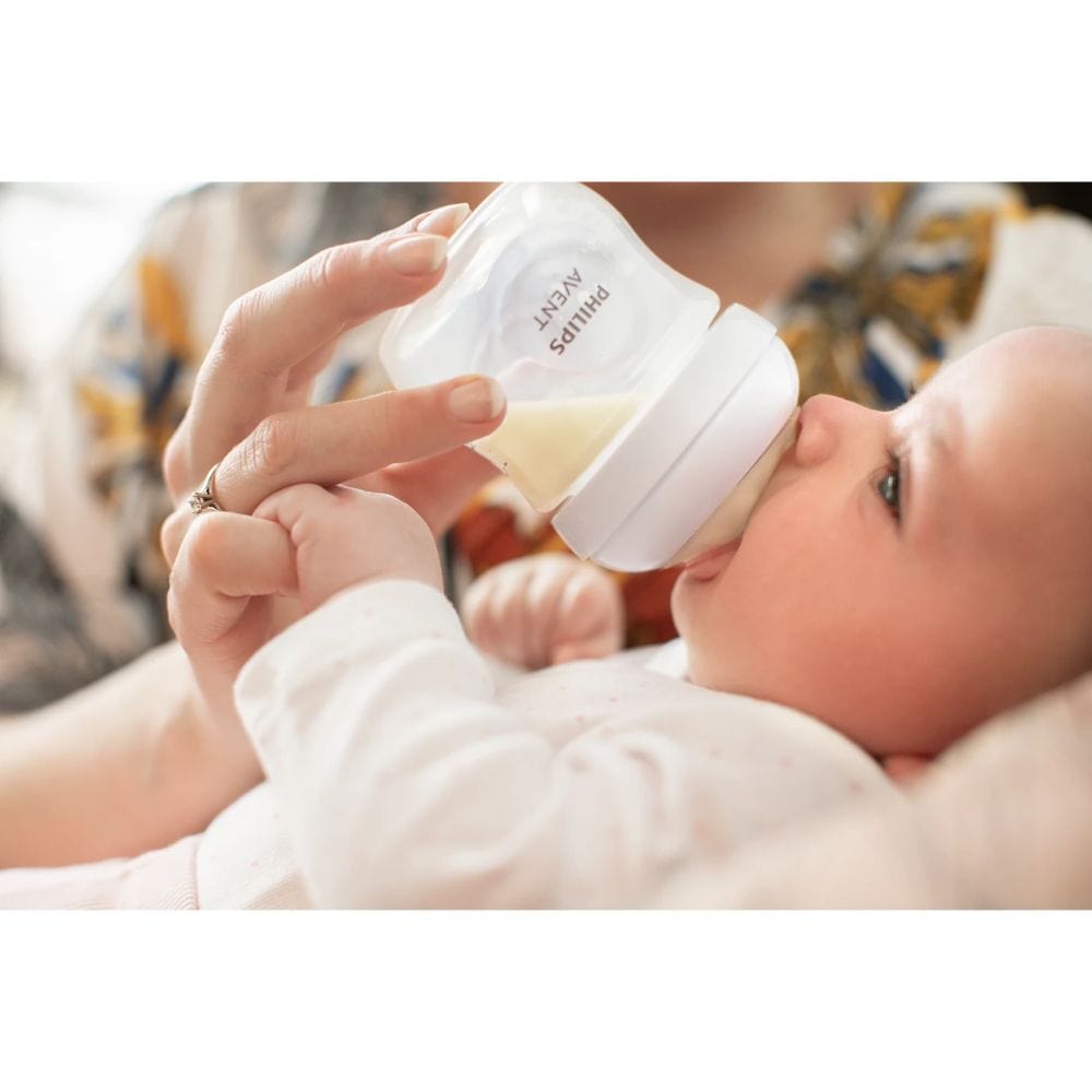 Avent Mamadera Mamadera Natural Response 3.0 Flujo lento 125 ml traslucida - Avent SCY900/01