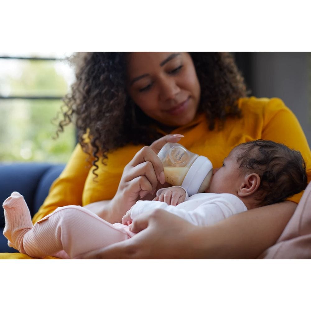 Avent Mamadera Mamadera Natural Response 3.0 Flujo lento 125 ml traslucida - Avent SCY900/01