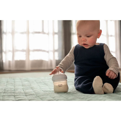 Avent Mamadera Mamadera Natural Response 3.0 Flujo lento 125 ml traslucida - Avent SCY900/01