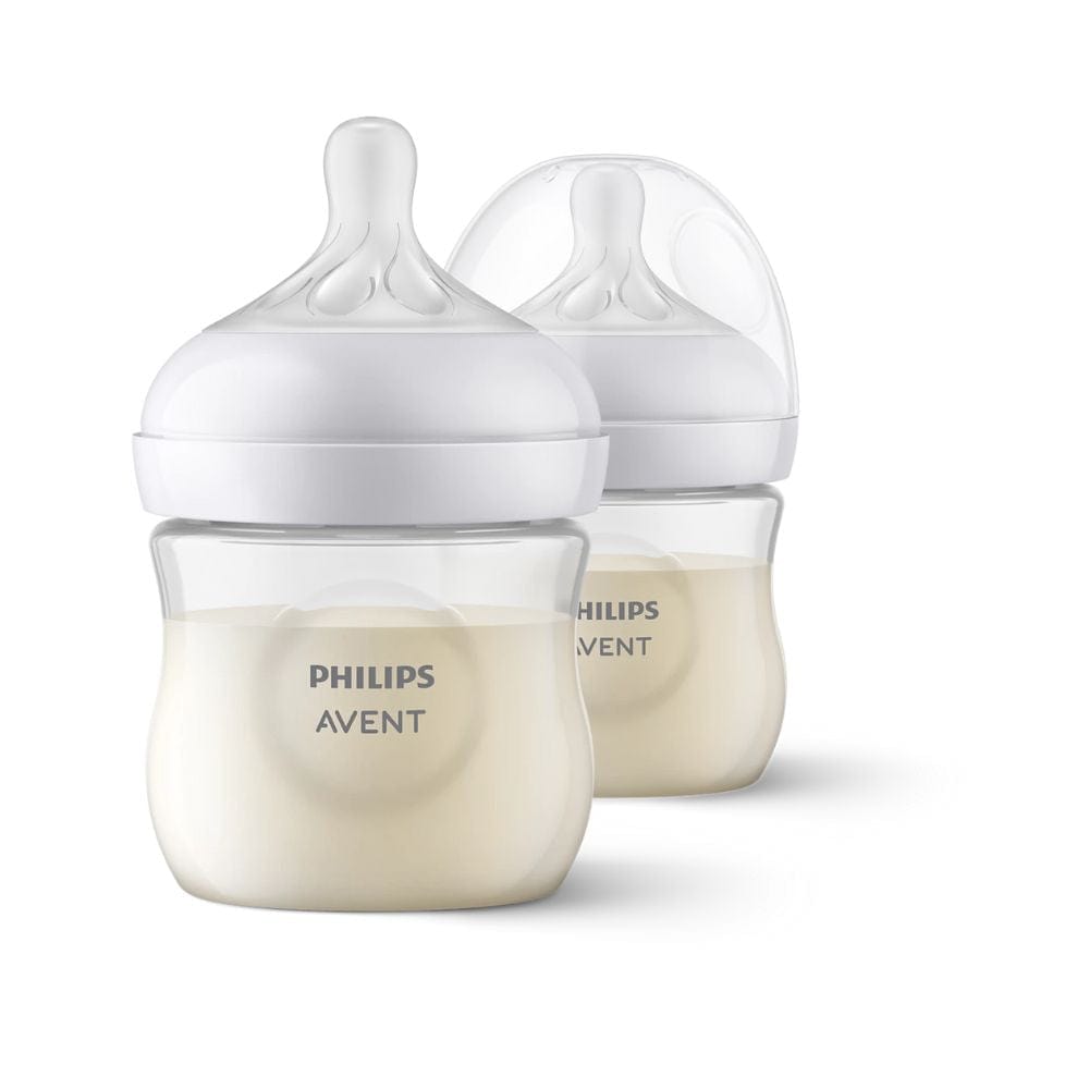 Avent Mamadera Mamadera X2 Natural Response 3.0 Flujo lento 125 ml traslucida - Avent SCY900/02