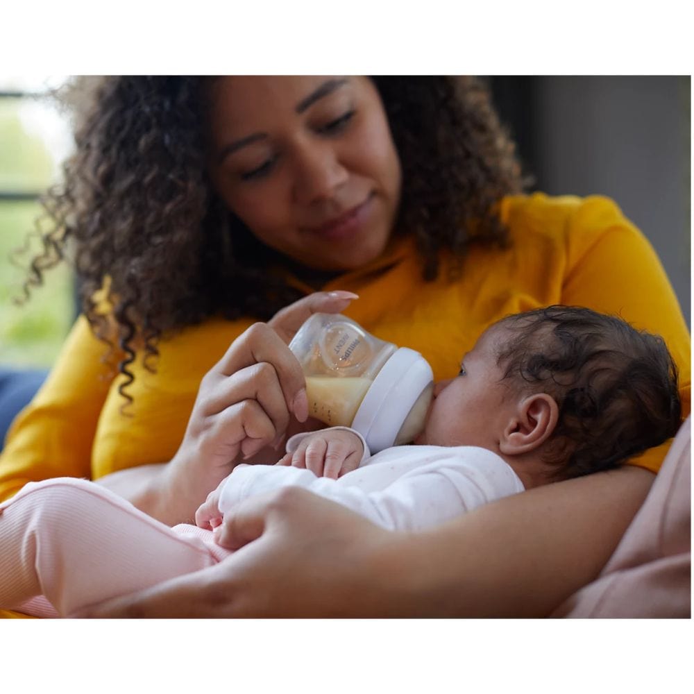Avent Mamadera Mamadera X2 Natural Response 3.0 Flujo lento 125 ml traslucida - Avent SCY900/02
