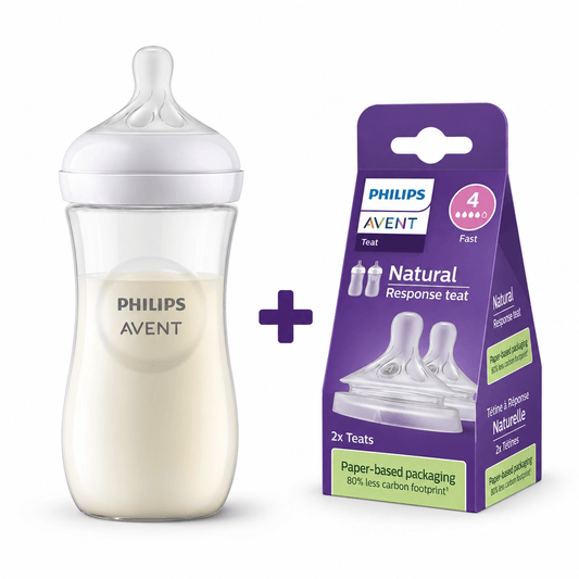 Avent Mamadera Pack Avent Natural Response | Siguiente Etapa 3M+ SCY964/02-SCY906/01