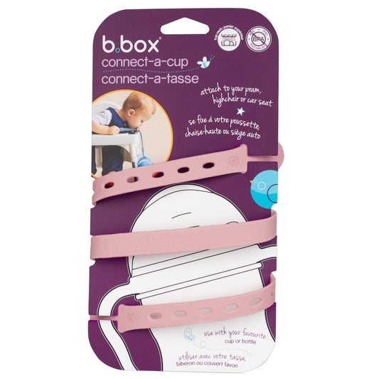 B.BOX Accesorios Correa ajustable para vasos y mamaderas Connect A Cup Blush - B.box. BBX200911