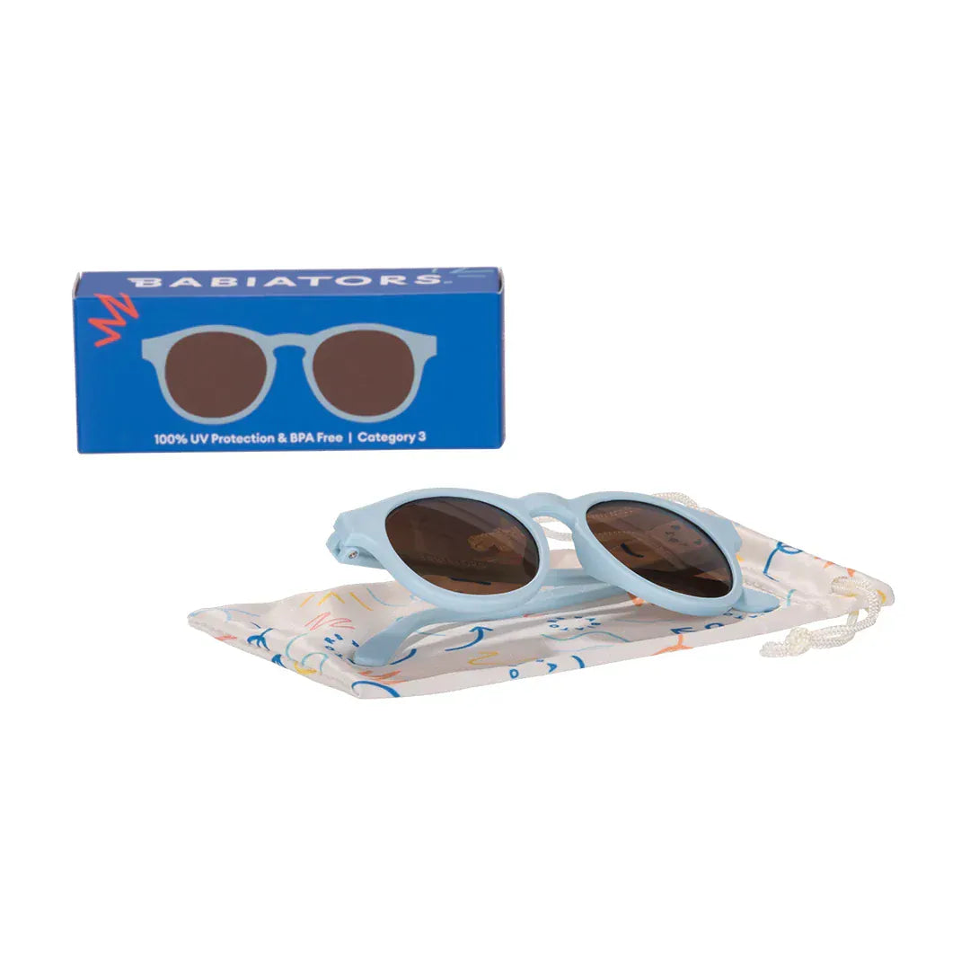 Babiators Gafas de sol Lentes de sol Keyhole Baby Blue - Smoke Lenses 0 a 2 años - Babiators 0-KEY-016-S