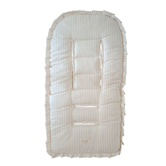 Baby Mattress Accesorios para coches Protector de coche Beige Rayas - Baby Mattress 74889350308929