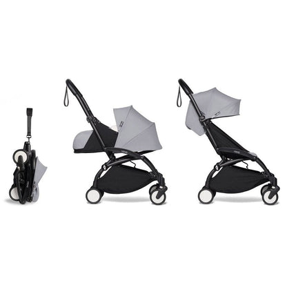Babyzen Coche Coche YOYO2 0+ y 6+  STONE - Frame Negro PACKSTONE06NE