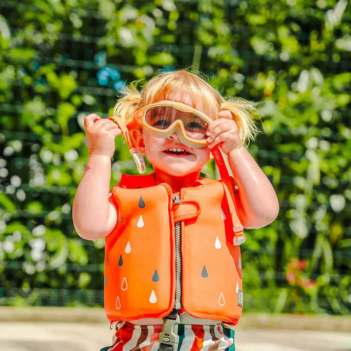 BBluv Flotadores Chaleco de Natación Näj Naranjo Talla M (3-6 años) - BBluv B0166-D-M