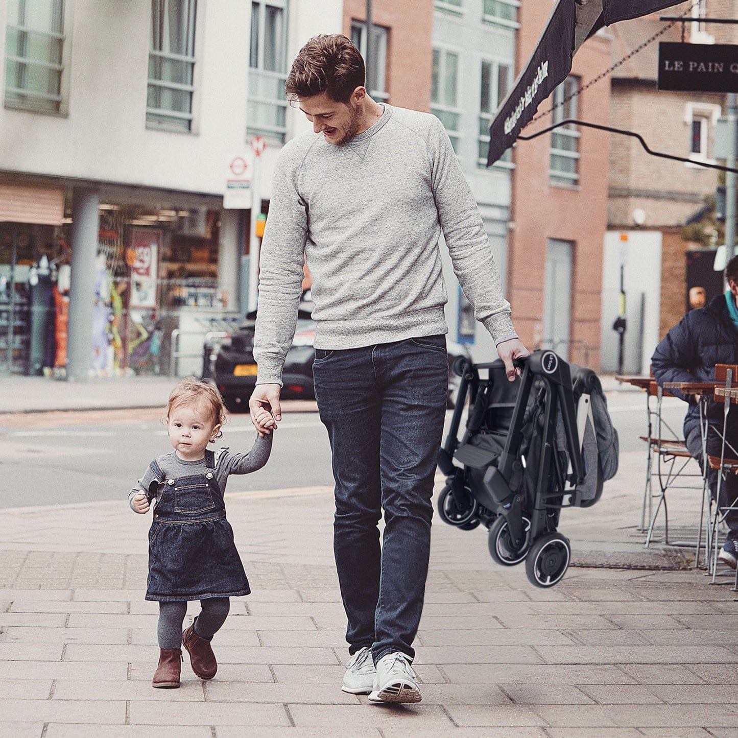 BBPro Coche Coche de paseo Urban Grey - BBPro 10109