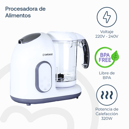 Bebesit Alimentación Procesadora de Alimentos Digital Bebes - Bebesit BB0150FSD102