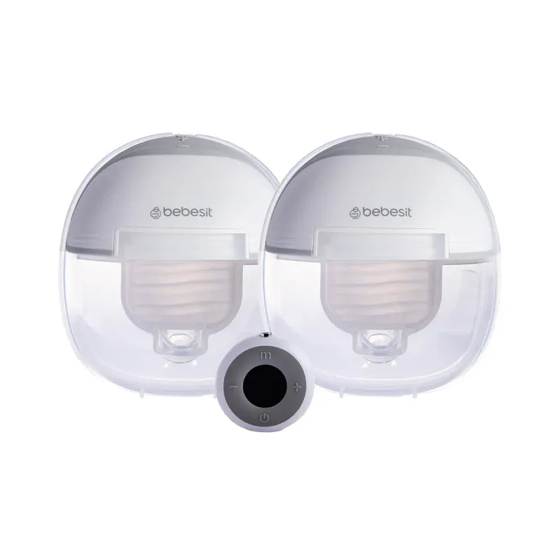 Bebesit Lactancia Materna Extractor Leche Materna Doble + Control Remoto + 10 Bolsas BB001016S20