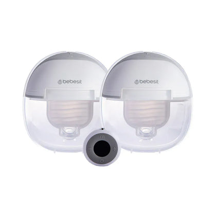 Bebesit Lactancia Materna Extractor Leche Materna Doble + Control Remoto + 10 Bolsas BB001016S20
