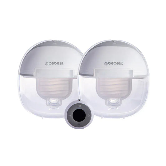 Bebesit Lactancia Materna Extractor Leche Materna Doble + Control Remoto + 10 Bolsas BB001016S20