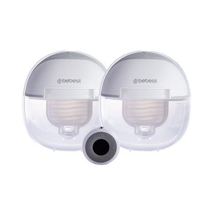 Bebesit Lactancia Materna Extractor Leche Materna Doble + Control Remoto + 10 Bolsas - Bebesit BB001016S20