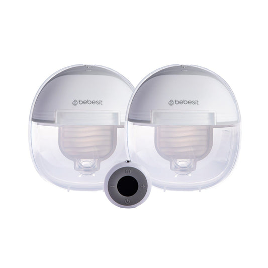 Bebesit Lactancia Materna Extractor Leche Materna Doble + Control Remoto + 10 Bolsas - Bebesit BB001016S20