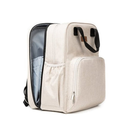 Bebesit Mochila Maternal Mochila 3 en 1 beige: Pañalera, cuna y mudador portátil - Bebesit BB0300KM034BE