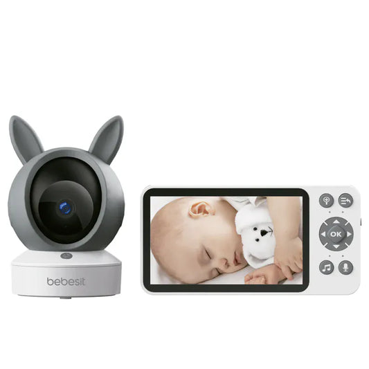 Bebesit Monitor / Cámara para bebé Monitor Camara 360 SmartGuard HF3.0 Wifi1080p Ruido Blanco + Soporte BB0200C8