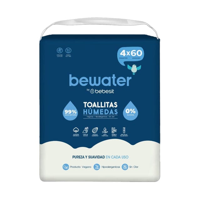 Bebesit Toallas Húmedas Pack 4 Toallas Húmedas 240 unidades - Bebesit BB0150212460