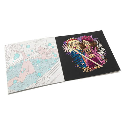 Besties Libros para pintar Libro para pintar Scratch & Colouring - Besties BE140010