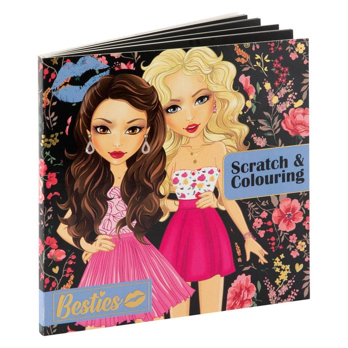 Besties Libros para pintar Libro para pintar Scratch & Colouring - Besties BE140010